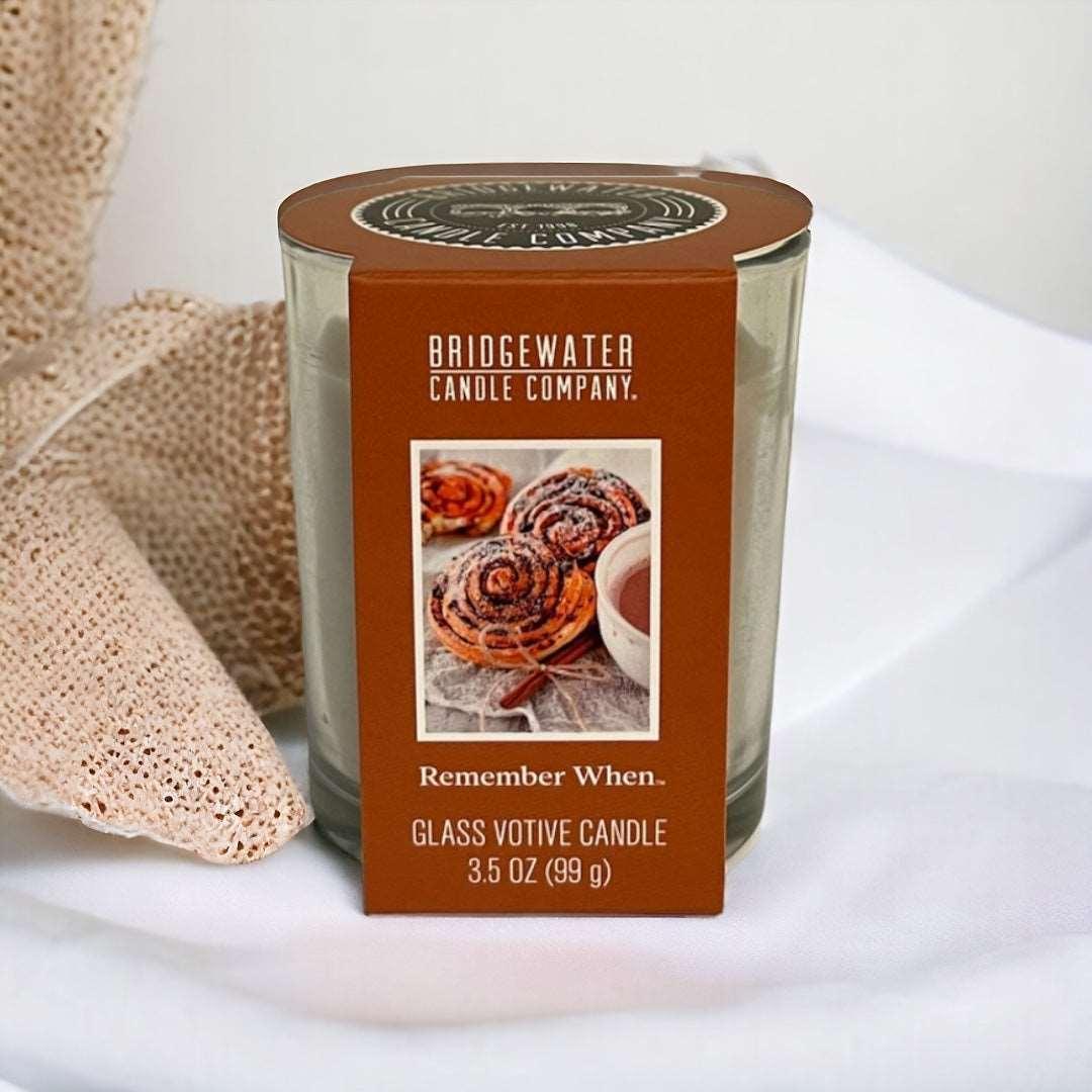 Bridgewater Candle Glass Votive Remember When Bridgewater Candle Bridgewater Candle