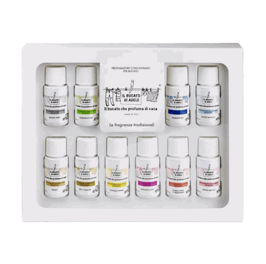 Cadeauset 10 x 20ml Il Bucato di Adele Wasparfum Wasparfum Il Bucato Di Adele Wasparfum