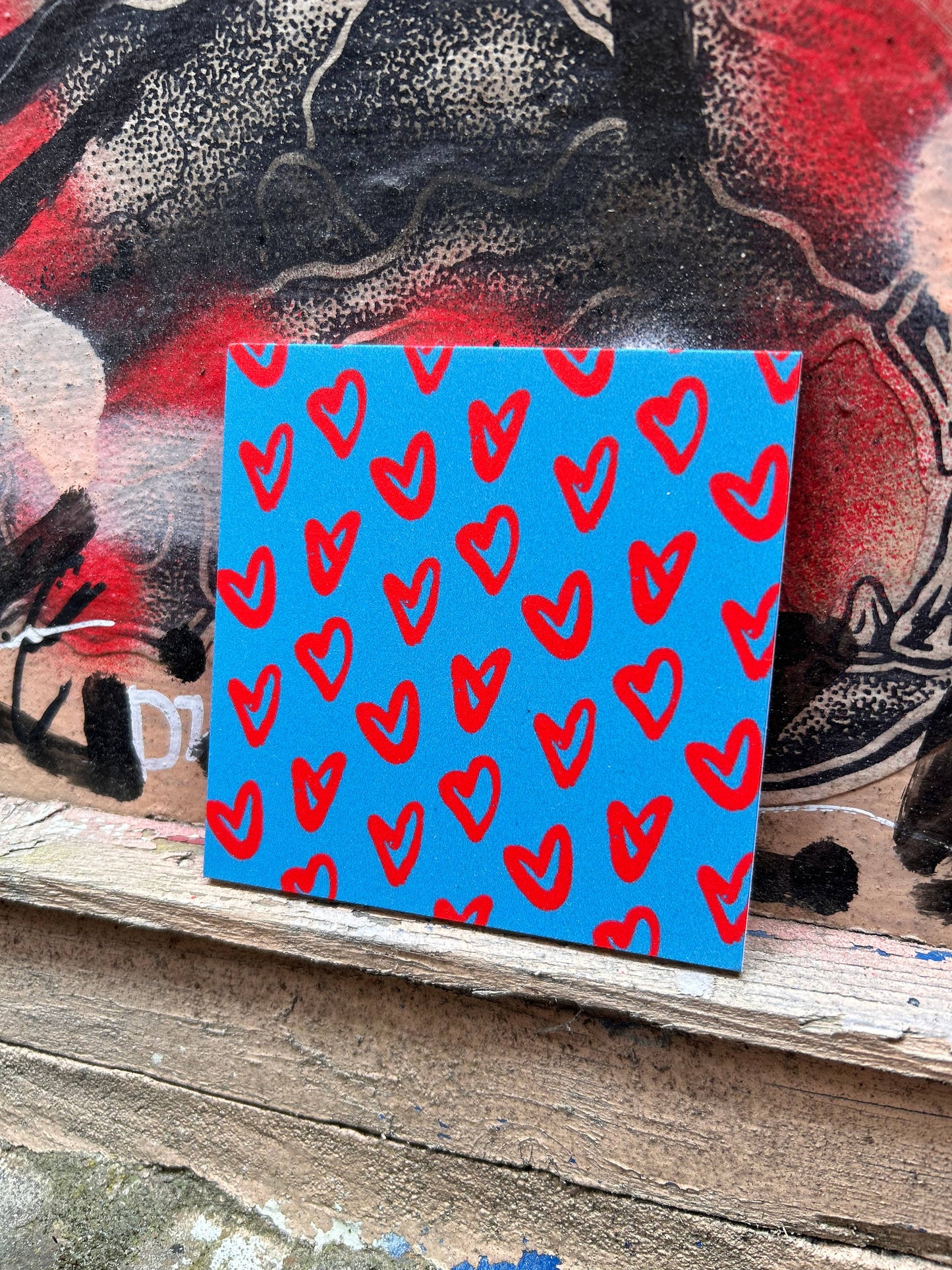 Hartjes - Forex tegeltje 10x10cm tegeltje Lourens Exclusive