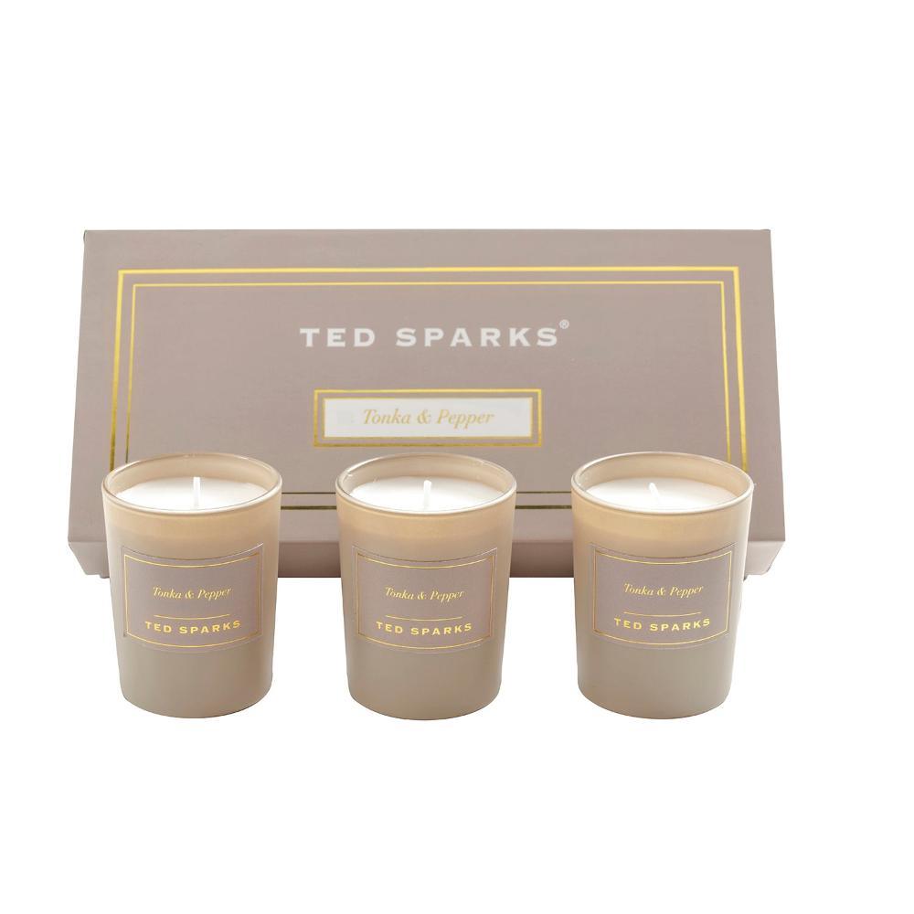 Mini Candle Gift Set Tonka & Pepper Giftset Ted Sparks