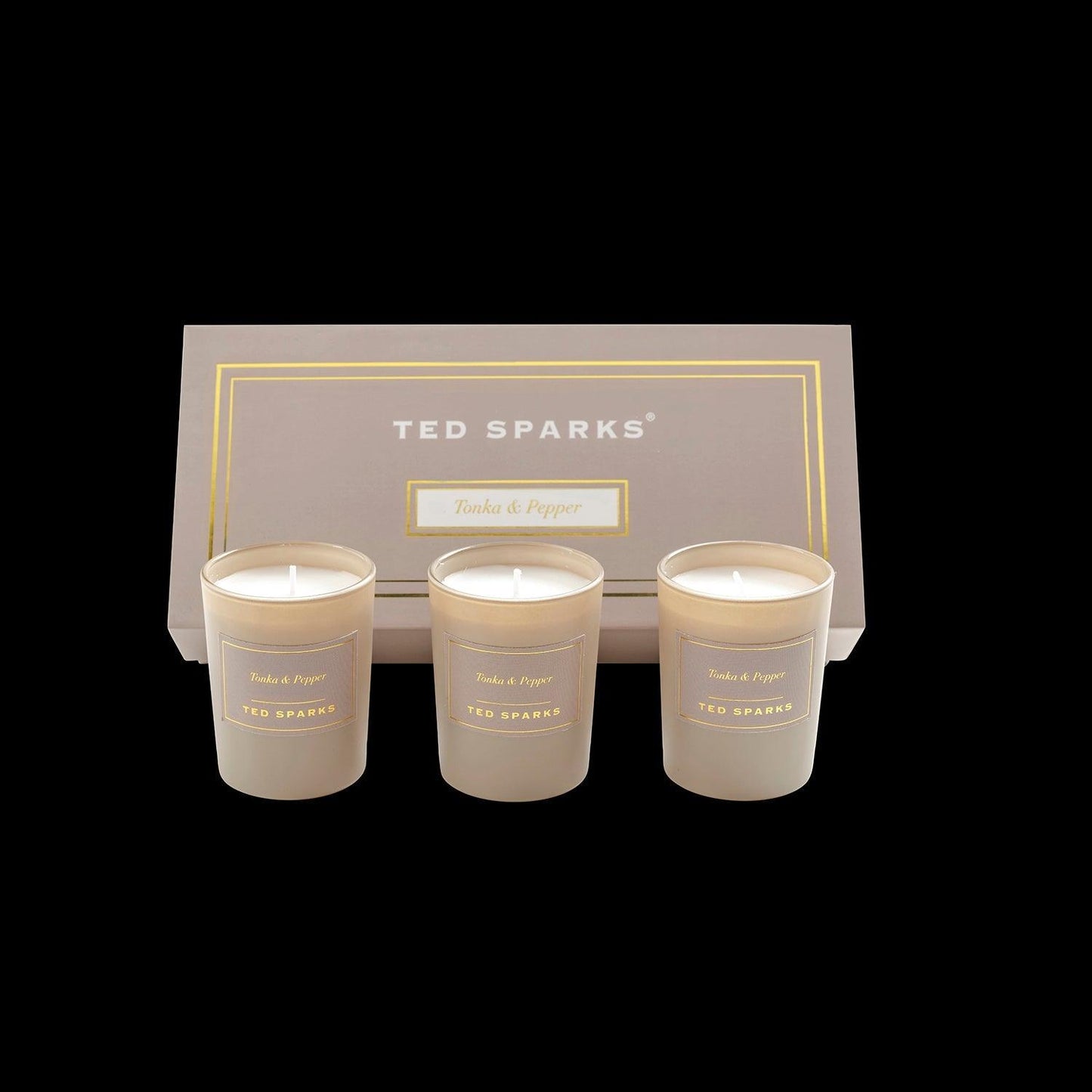Mini Candle Gift Set Tonka & Pepper Giftset Ted Sparks