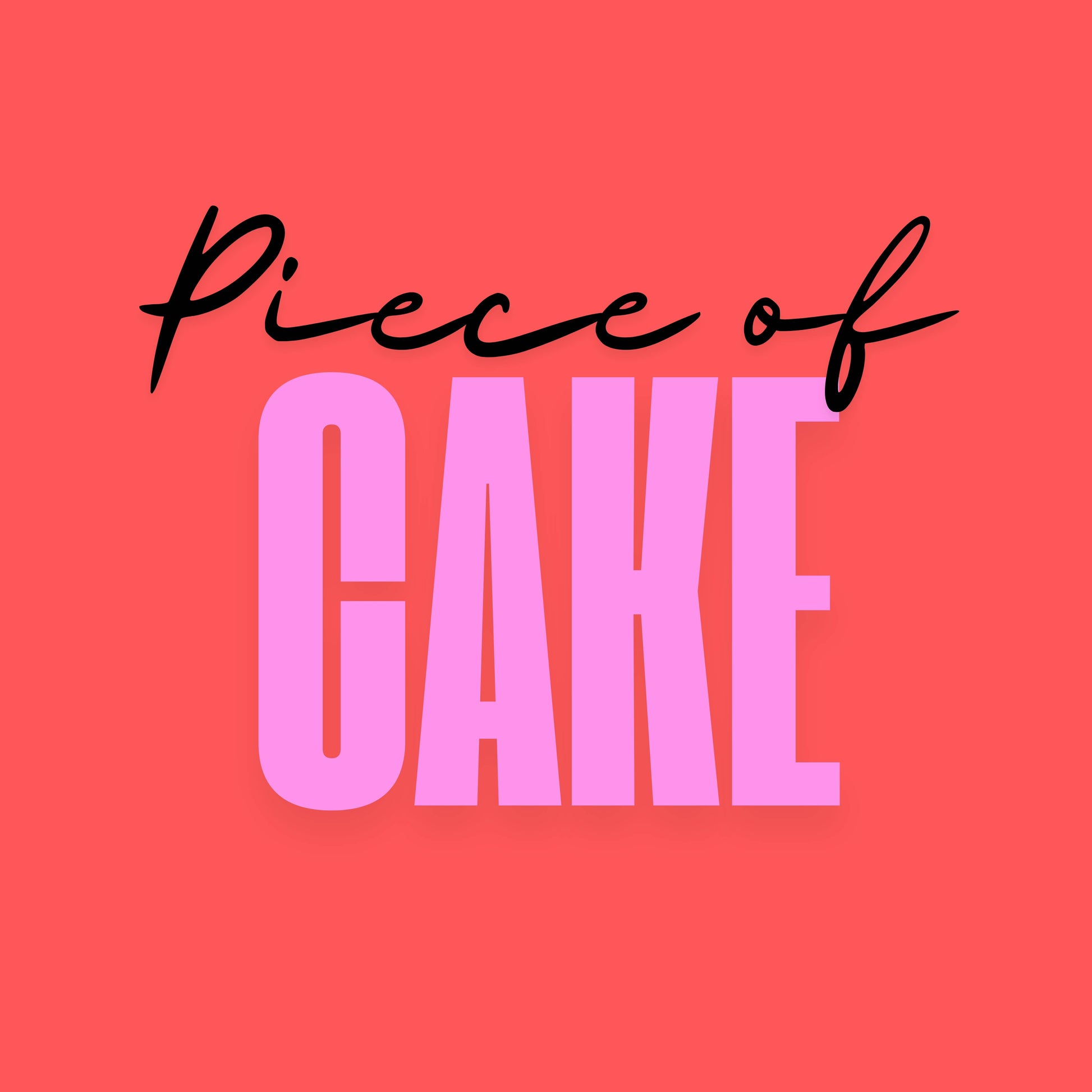 Piece of cake - Forex tegeltje 10x10cm tegeltje Lourens Exclusive