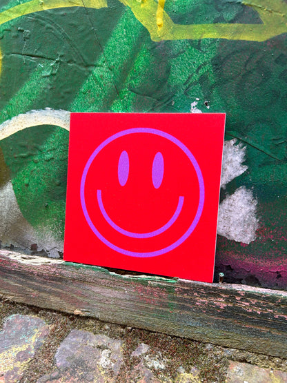 SMILEY - Forex tegeltje 10x10cm tegeltje Lourens Exclusive