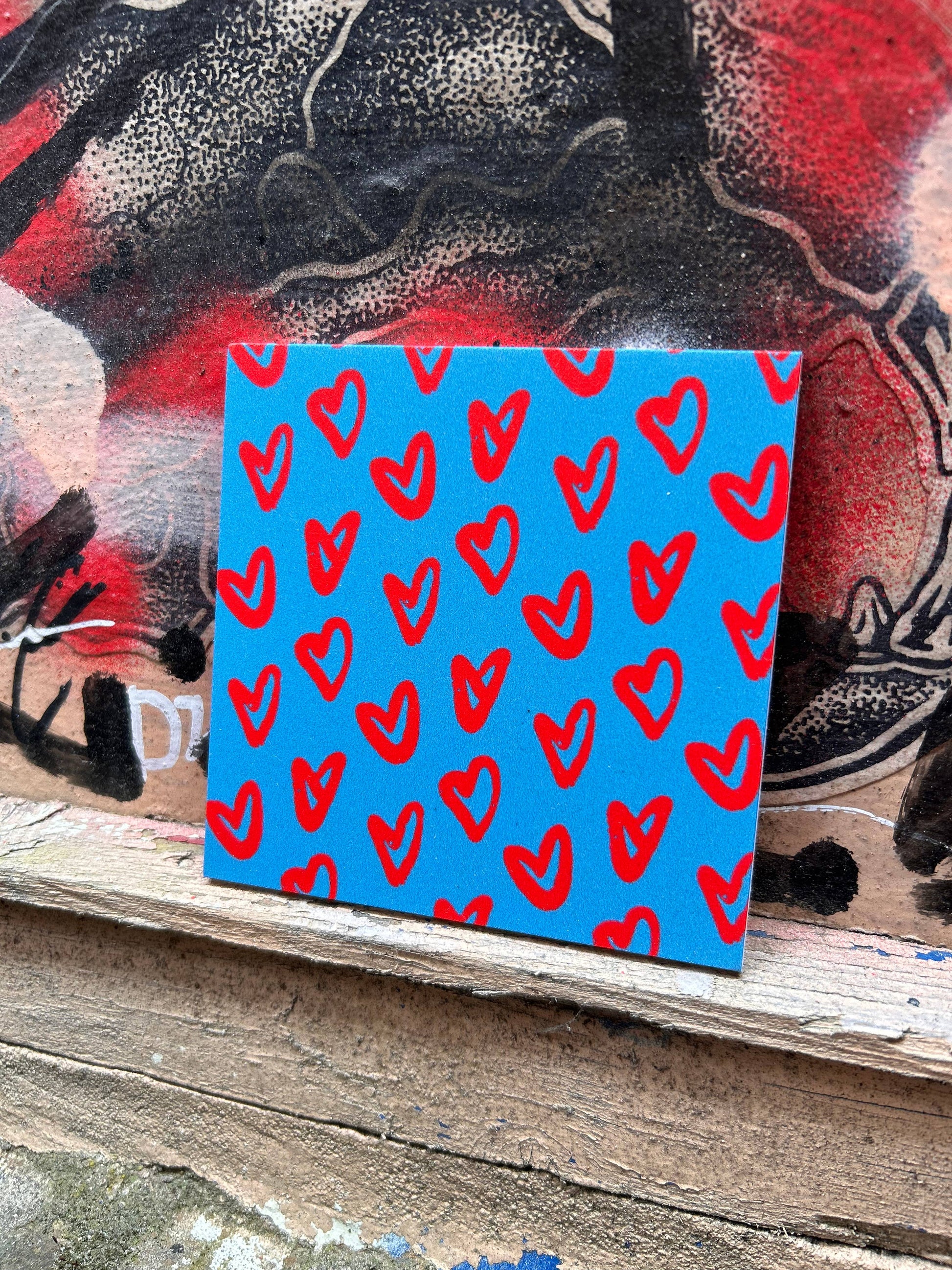 Hartjes - Forex tegeltje 10x10cm tegeltje Lourens Exclusive