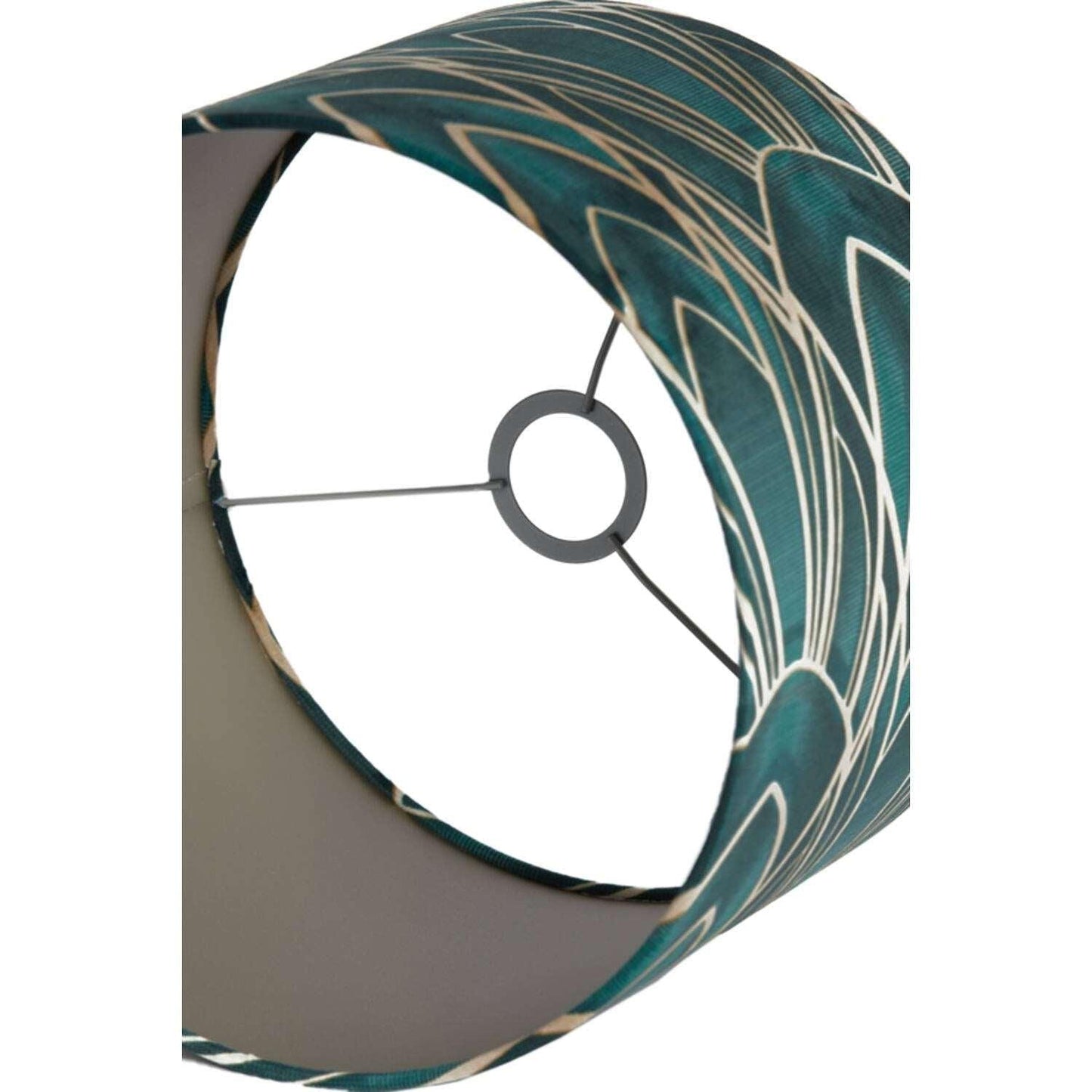 Kap cilinder 30-30-21 cm TIARA groen Lampenkap Light & Living