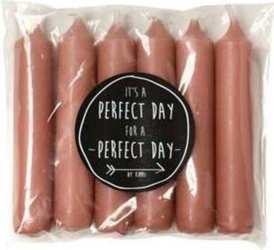 Rustik Dinerkaarsen set van 6 diverse kleuren Kaarsen Ohker Living