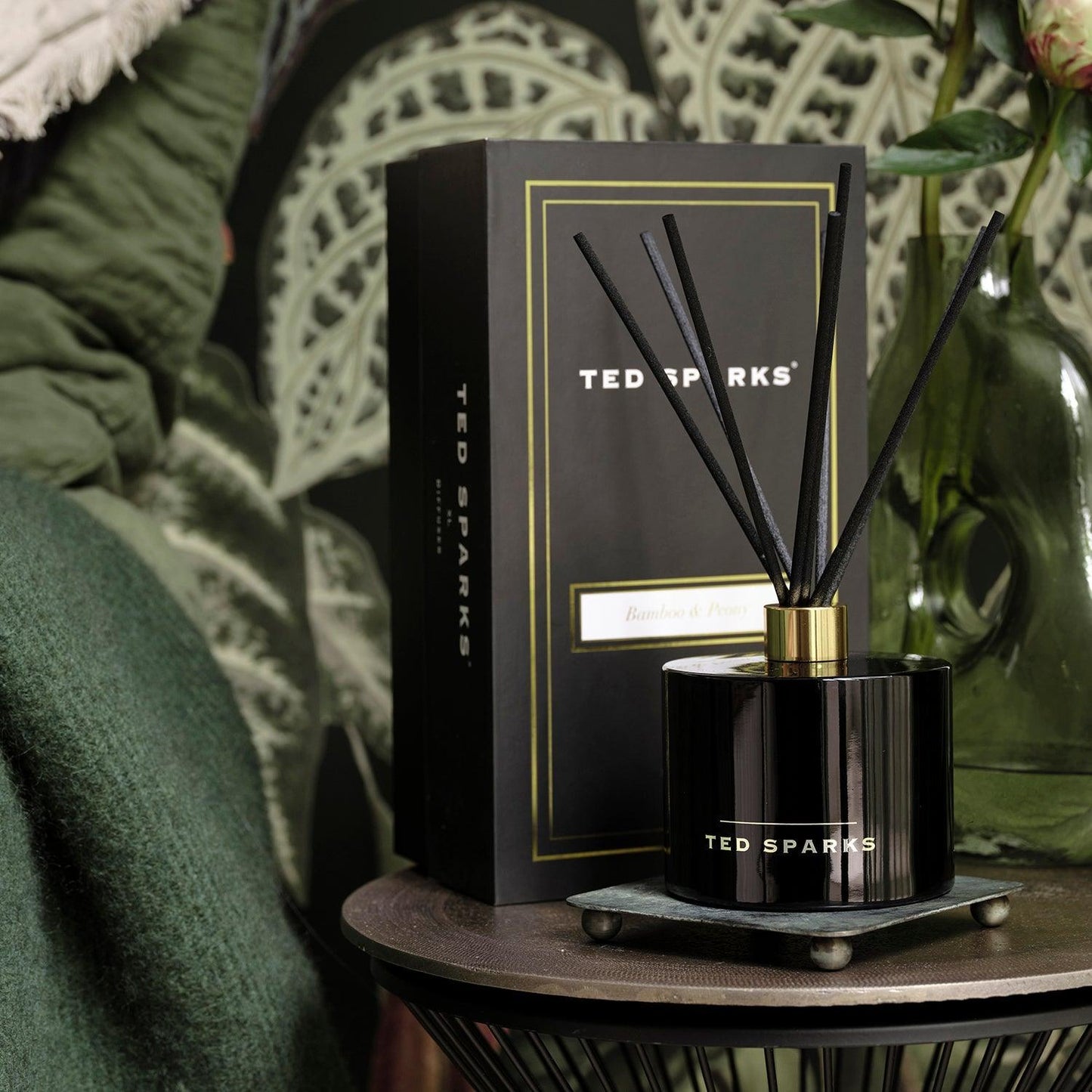 Diffuser XL - Bamboo & Peony Geurstokjes Ted Sparks
