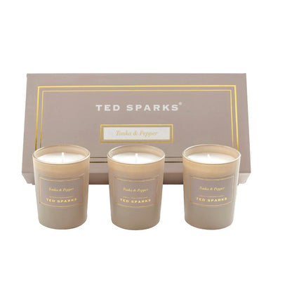 Mini Candle Gift Set Tonka & Pepper Giftset Ted Sparks