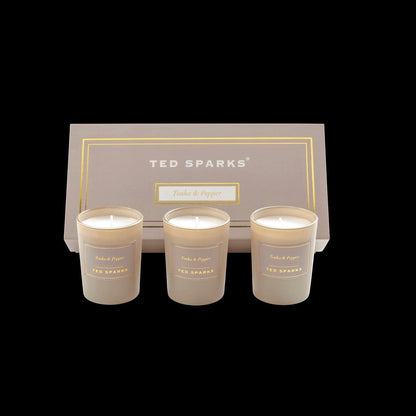 Mini Candle Gift Set Tonka & Pepper Giftset Ted Sparks