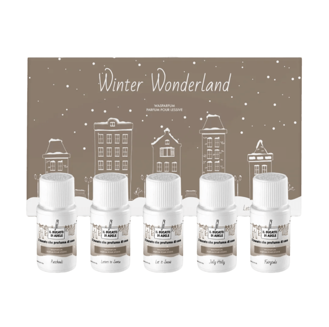 Winter Wonderland Cadeauset 5 x 20ml Il Bucato di Adele Wasparfum Wasparfum Il Bucato Di Adele Wasparfum